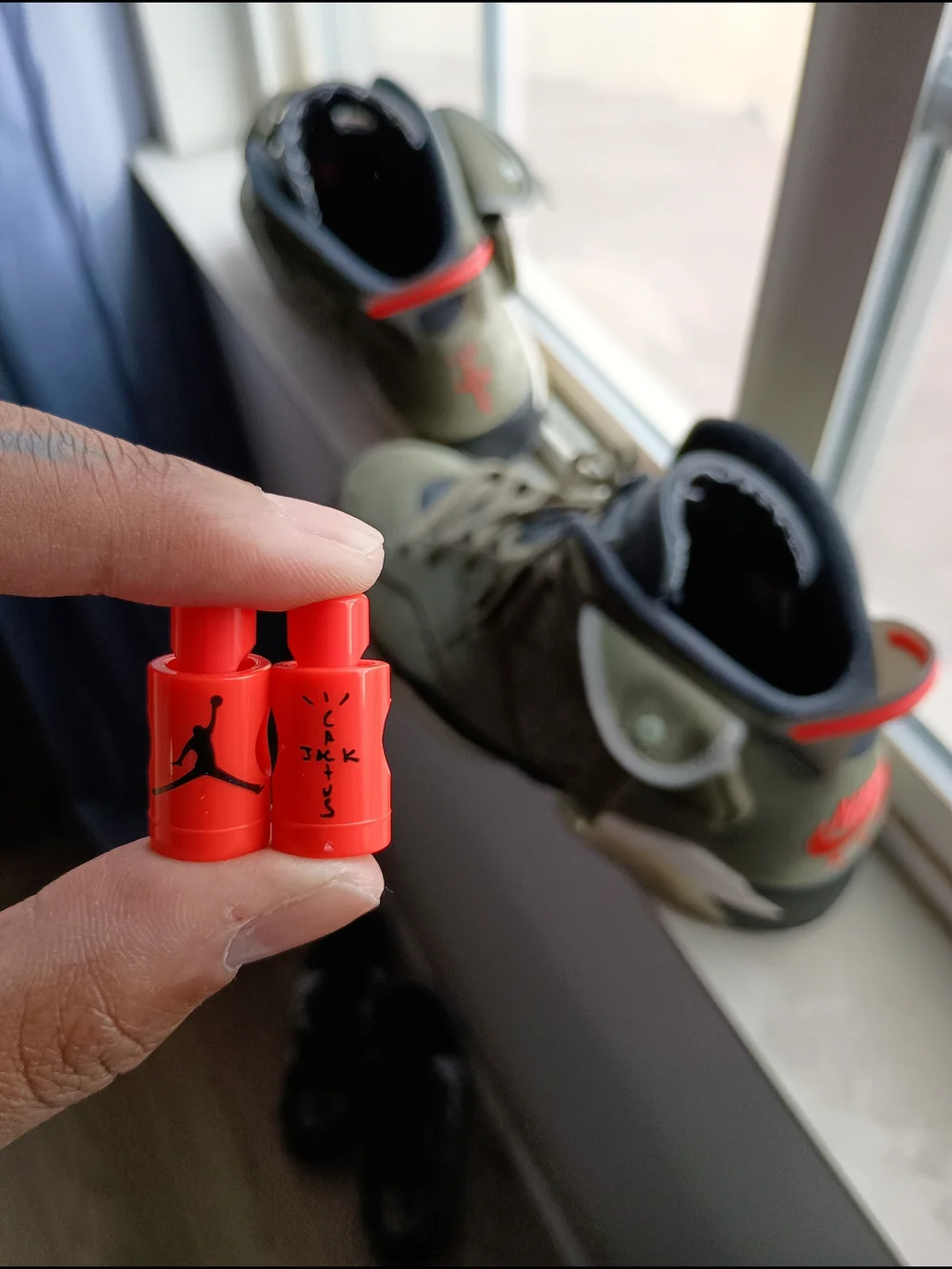 Size 12 Travis Scott Jordan 6 Olive